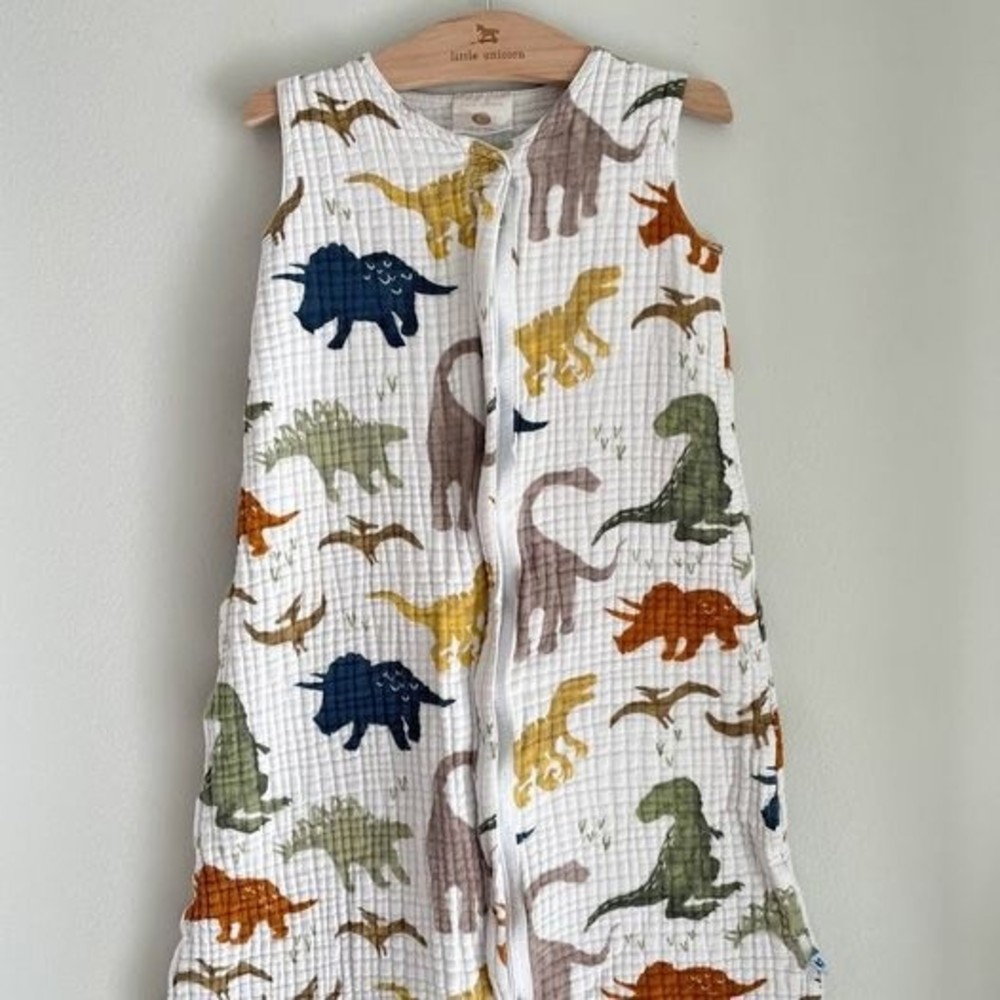 Little Unicorn muslin sleep sack